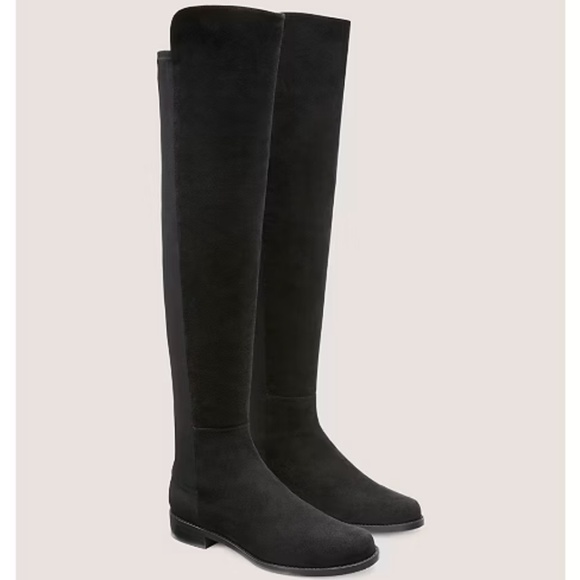 Stuart Weitzman 5050 Over-the-Knee Suede Boots - Picture 1 of 5